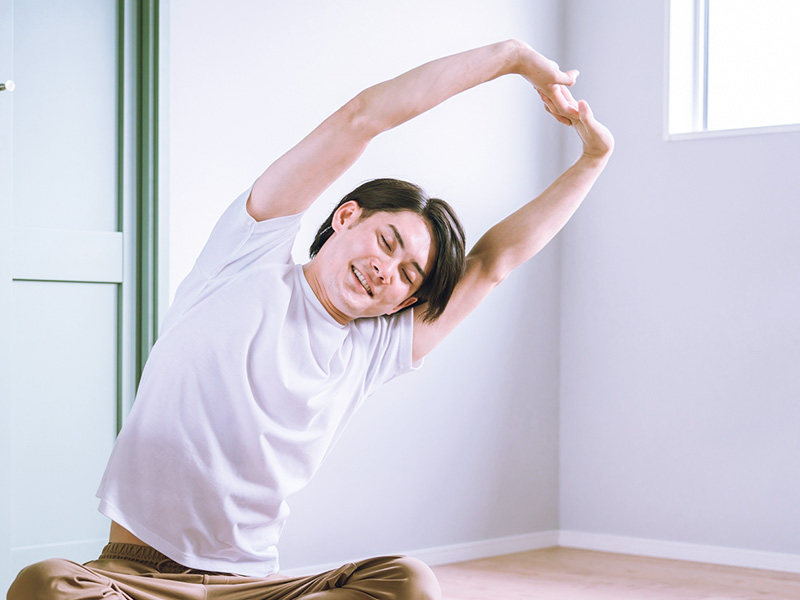 男性ヨガ